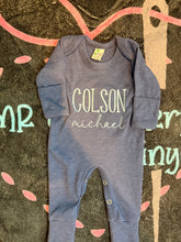 Load image into Gallery viewer, Baby romper with name or monogram
